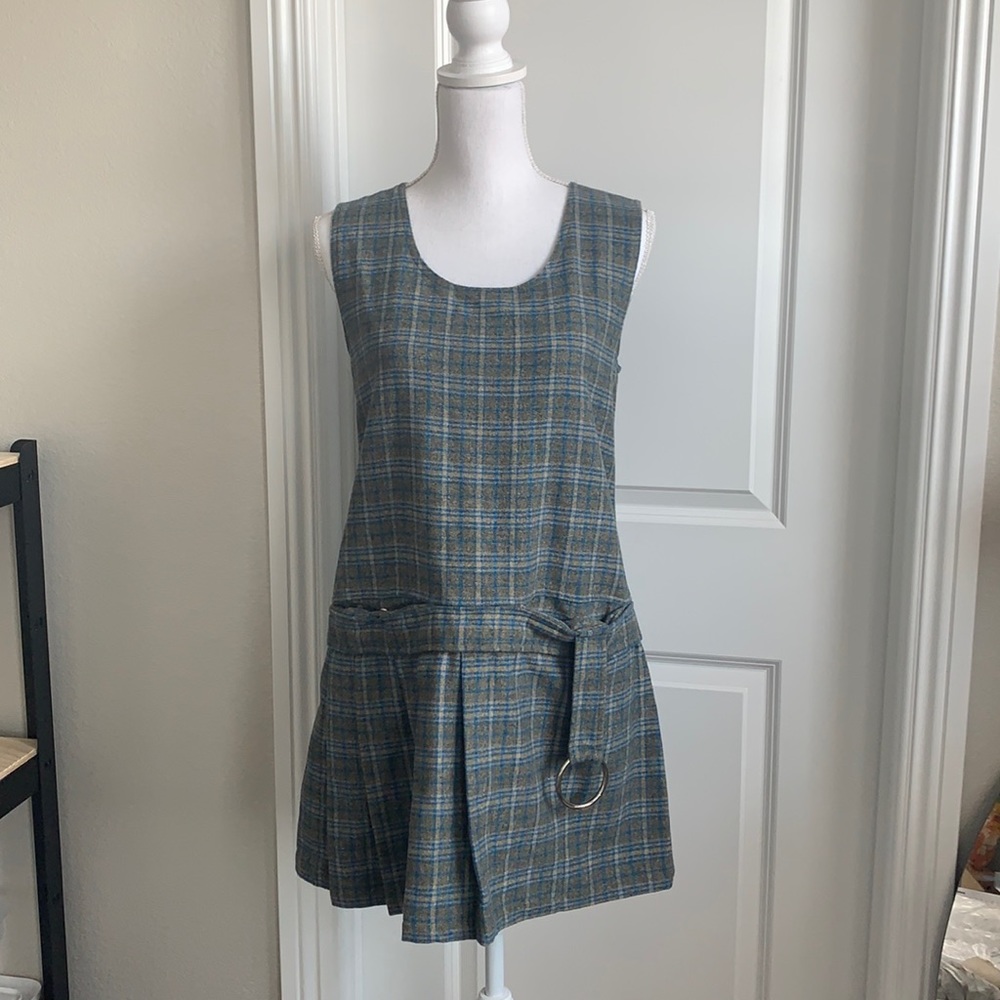 UNIF plaid mini dress